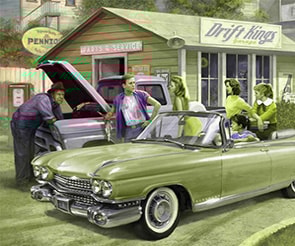 Classiques voitures américaines