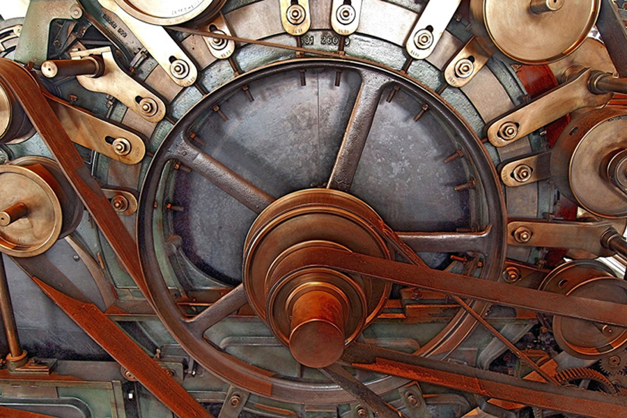 Gears And Pulleys, Giclee archival prints at Eurographics