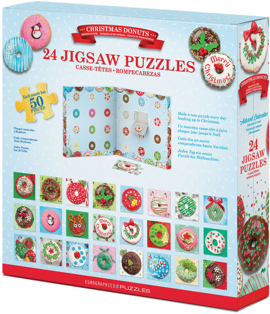 Advent Calendar Donuts puzzles at Eurographics