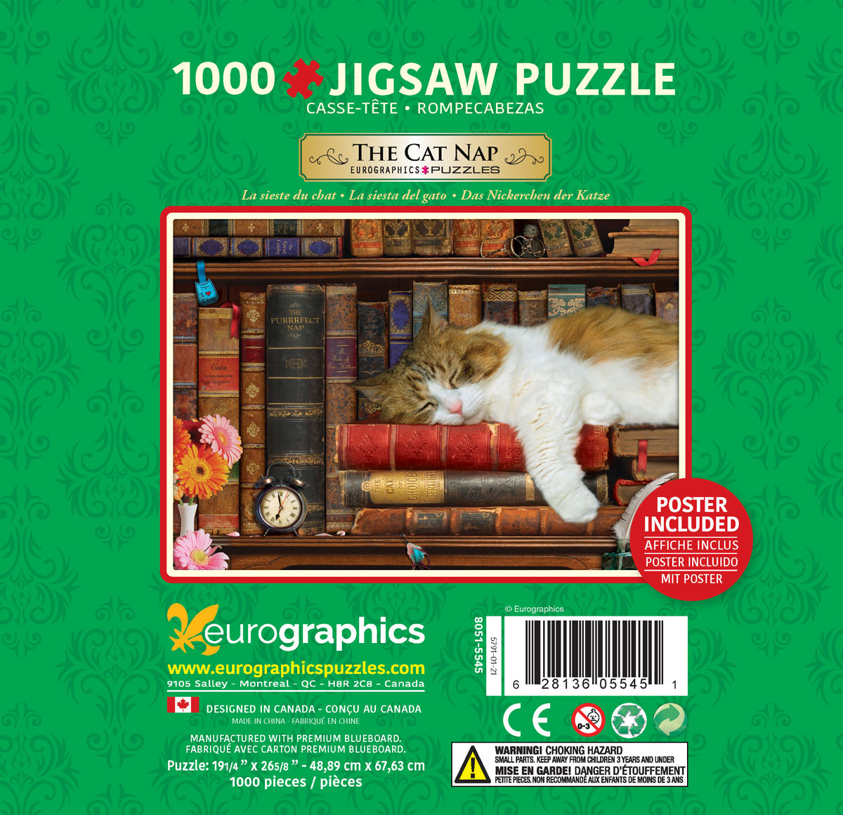 Cats in Windows 1000 Piece Jigsaw Puzzle