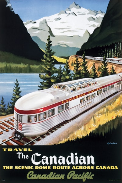 CP Train - Scenic Dome Poster prints at Eurographics