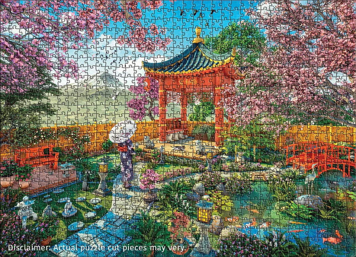 グラフィックアート Biwako360°(spring) Japanese Spring Garden Puzzle at Eurographics