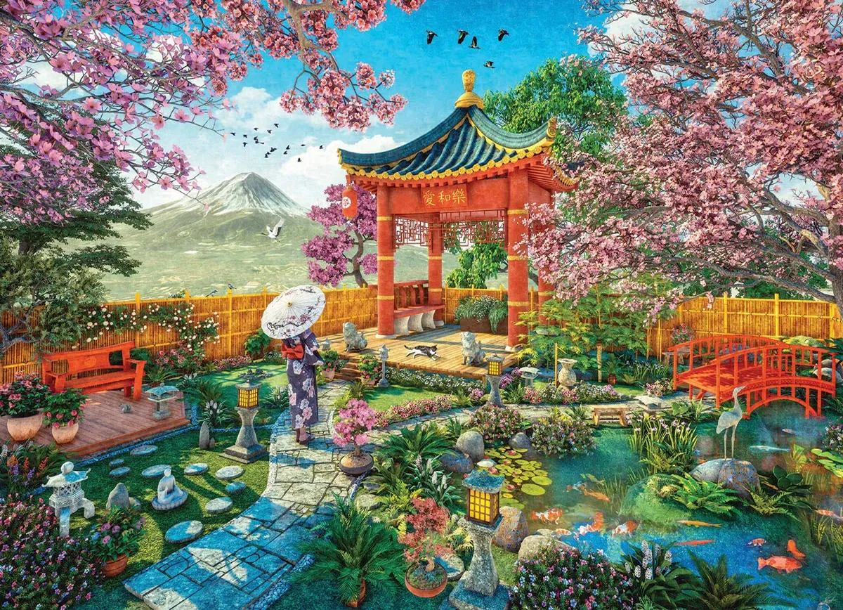 Japanese Spring Garden Puzzle at Eurographics