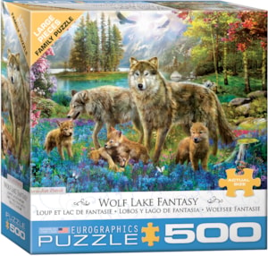 Puzzle 1000 pièces- Loup gris Eurographics