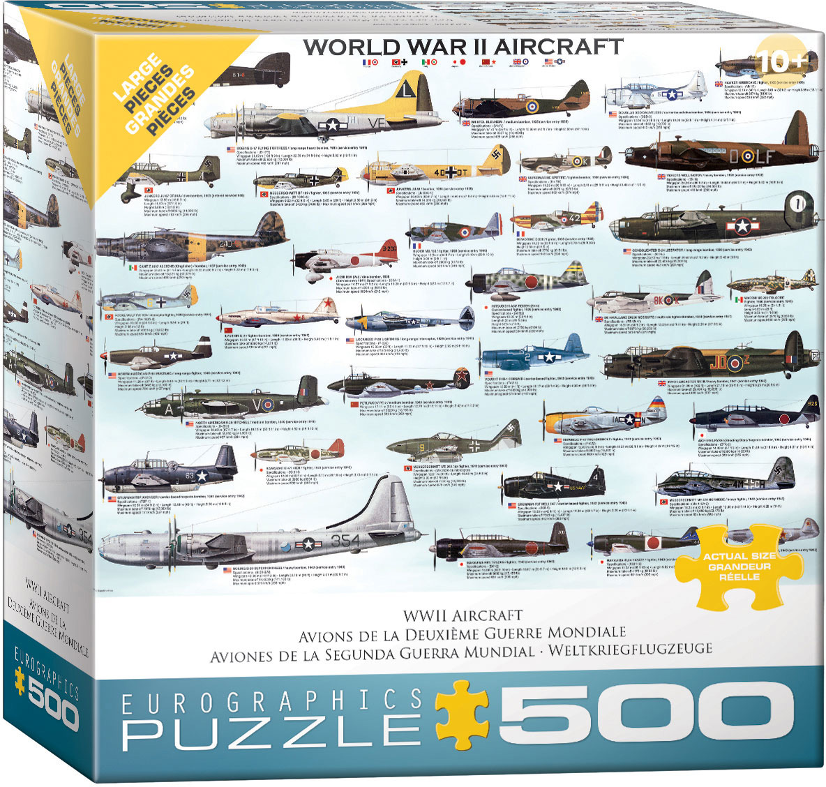 World War II Aircraft, Jigsaw Puzzle at Eurographics