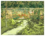 The Artist's Garden Versailles 1881 Giclee Photo by Edouard