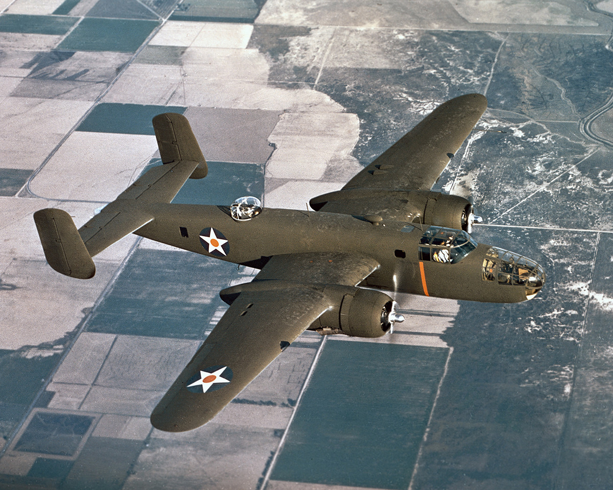 B25 Mitchell Bomber at Eurographics