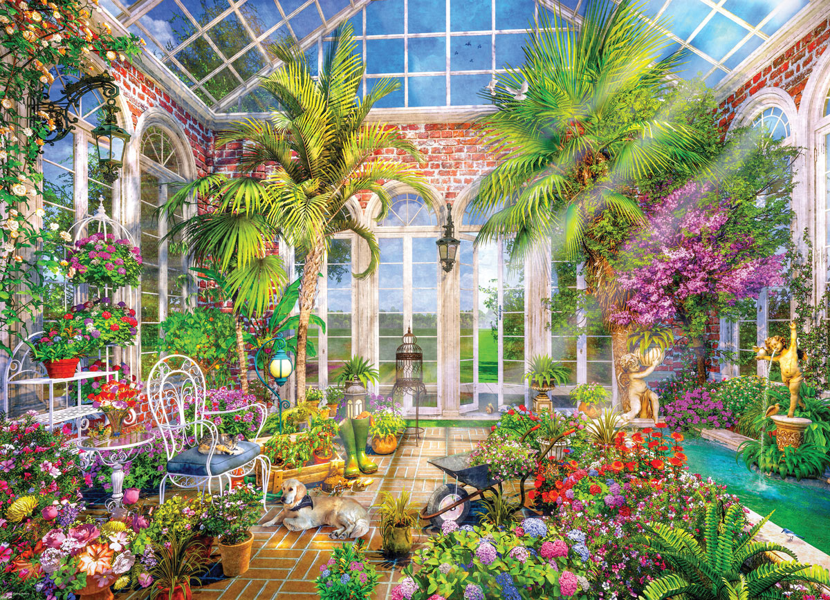 Glass Garden, Jigsaw Puzzle at Eurographics