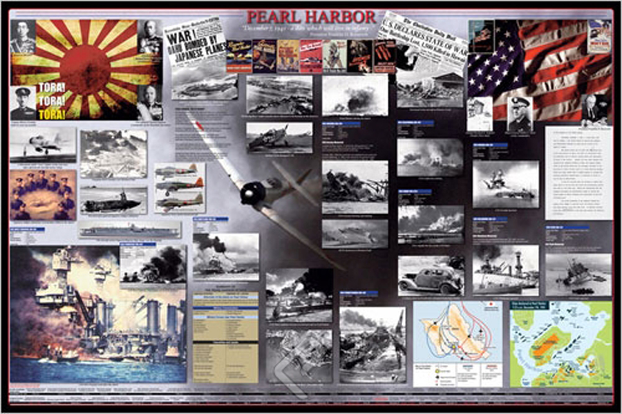 Pearl Harbour, December 7th, 1941 (Tora, Tora, Tora), Canvas At ...