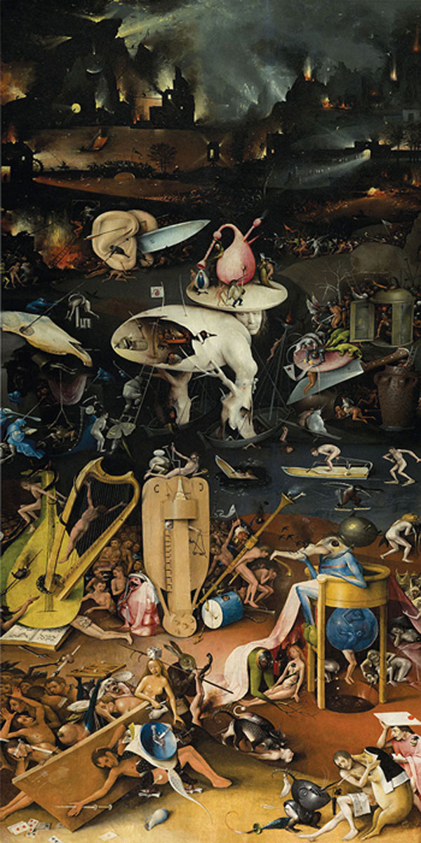 Garden of Earthly Delights Hell right panel Print Fine Art