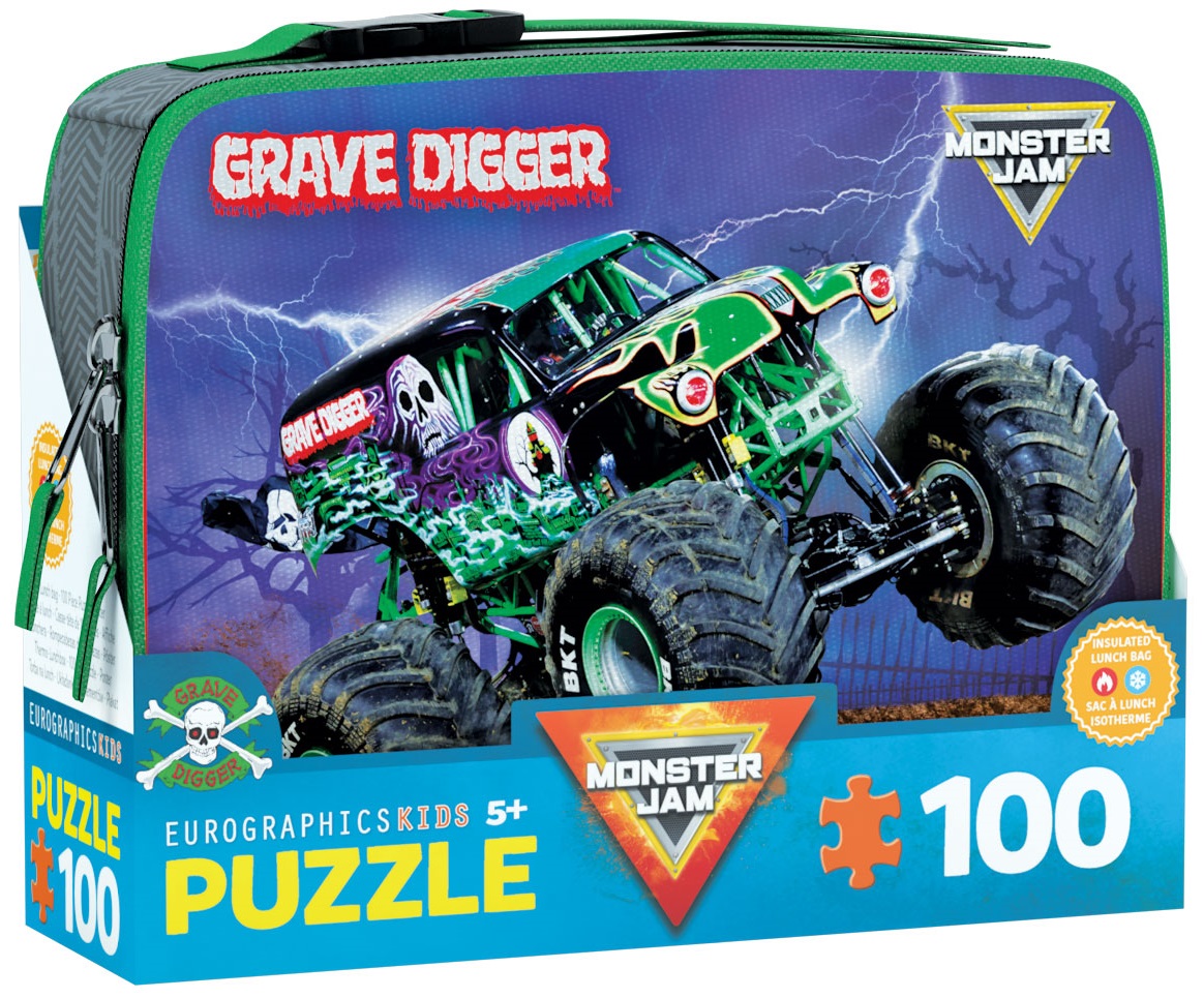 Grave Digger Monster Jam Lunch Bag Puzzle at Eurographics