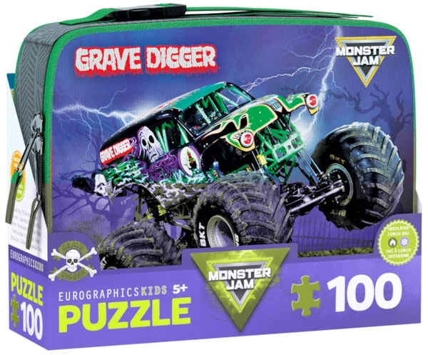 Grave Digger Monster Jam Boîte à lunch casse-tête chez Eurographics
