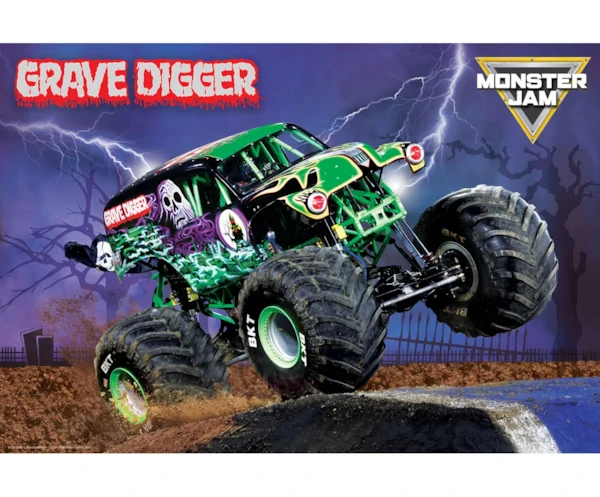 Grave Digger Monster Jam Lunch Bag Puzzle at Eurographics