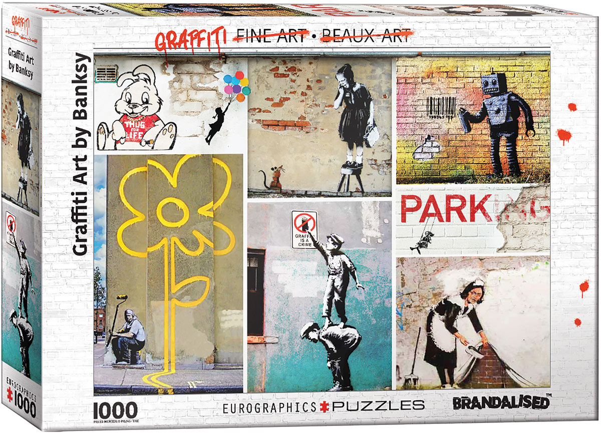 Street Art by Banksy, Jigsaw Puzzle at Eurographics