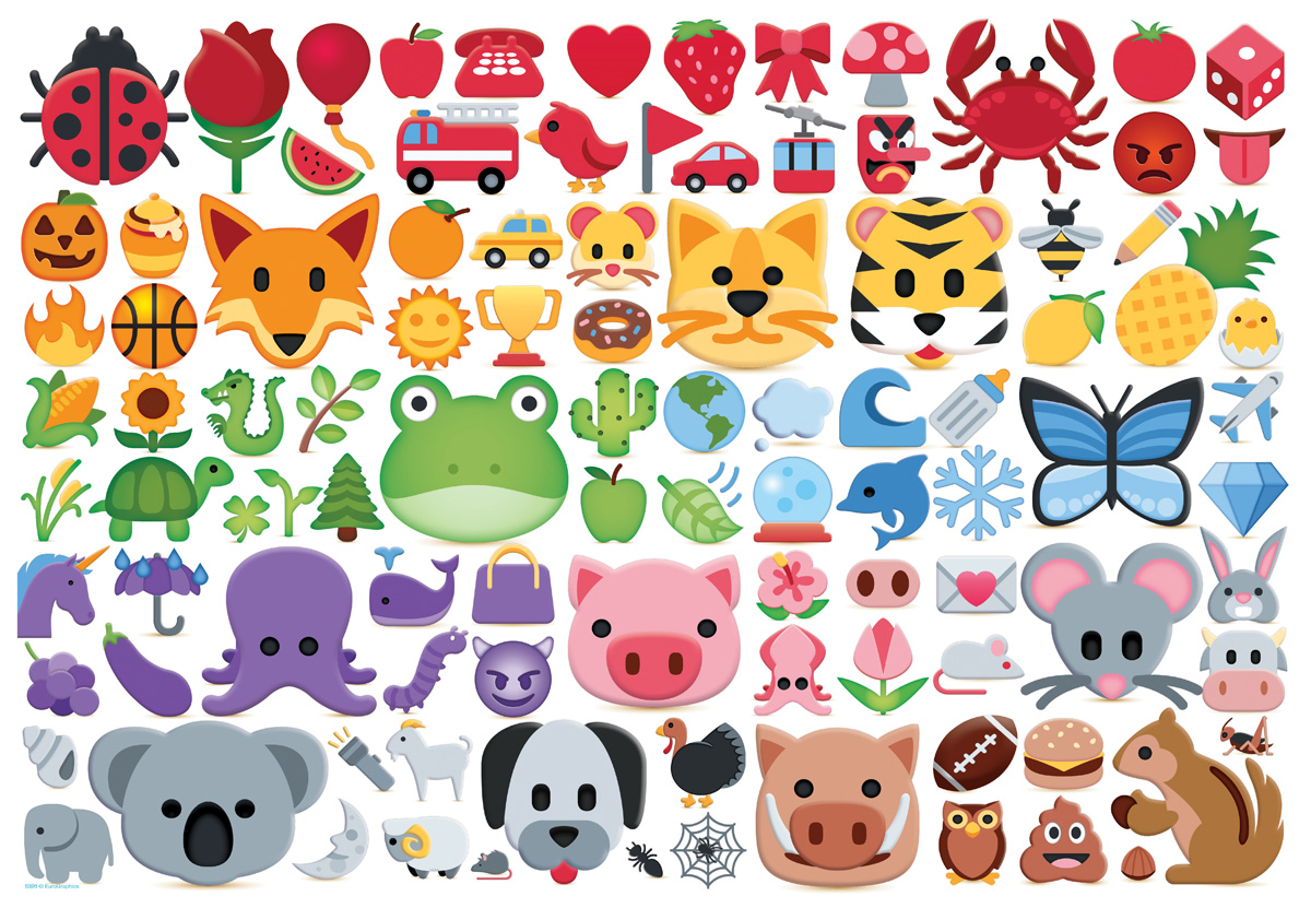 Emoji Multi Color Puffy Emoji Stickers Scrapbooking – Country Croppers