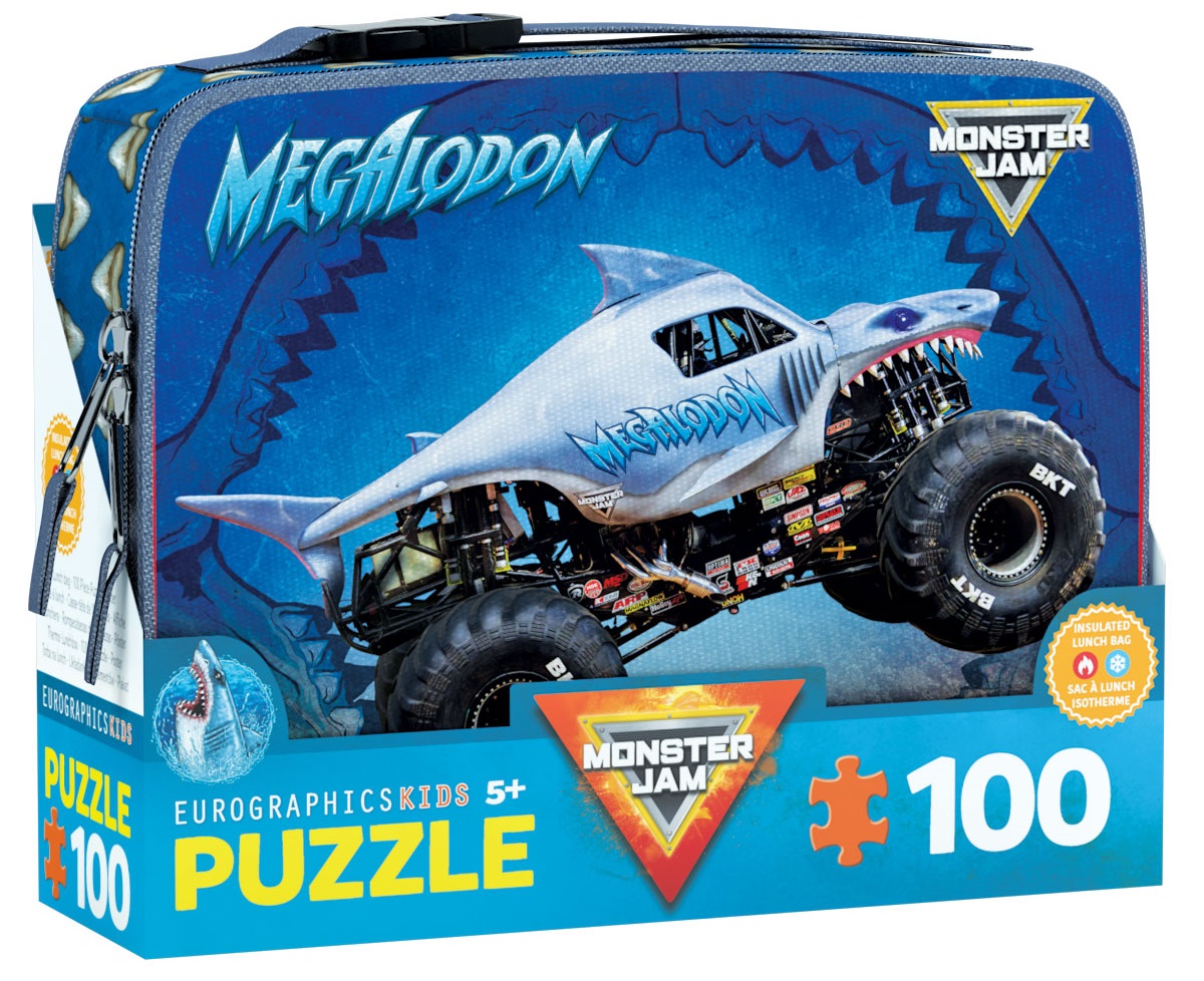 Megalodon Monster Jam Lunch Bag Puzzle at Eurographics