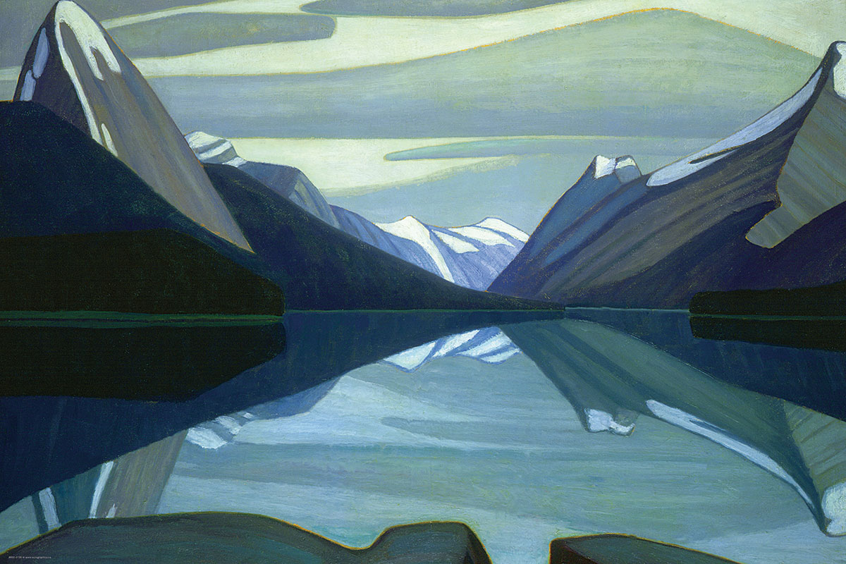C. Lipari 風景画 agosto Maligne Lake, Jasper Park, Posters at Eurographics