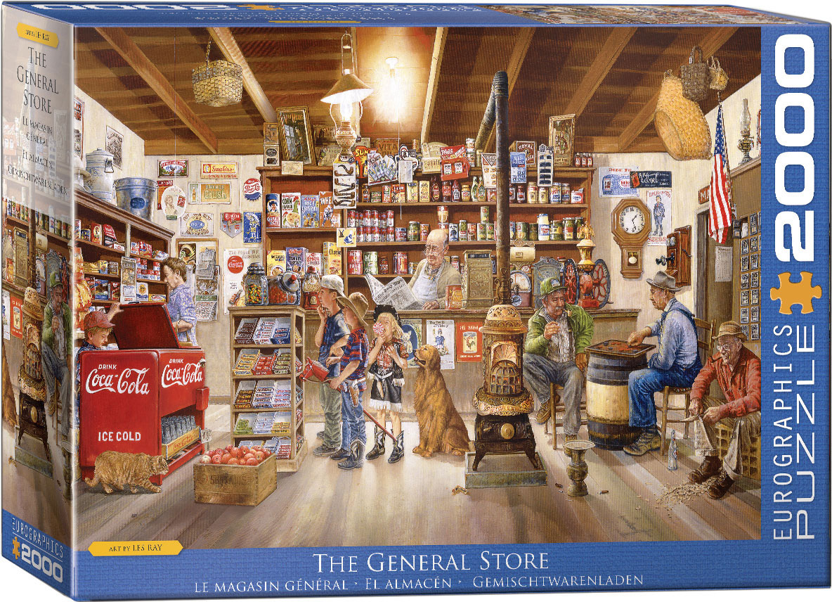 A general-store setting evokes nostalgic America and everyday life in an earlier era, with attention to the working men and women connected to the country's pioneering story.