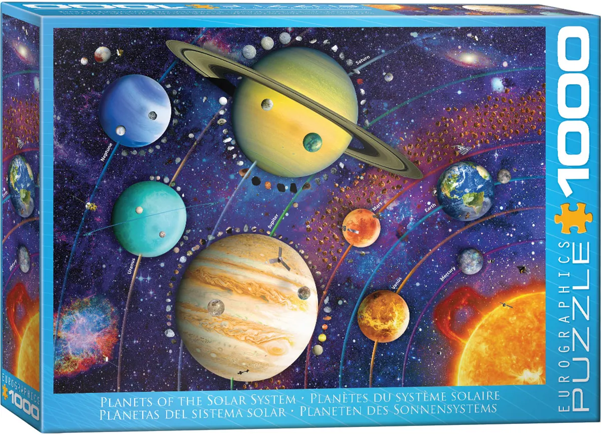 Planets of the Solar System, Jigsaw Puzzle at Eurographics