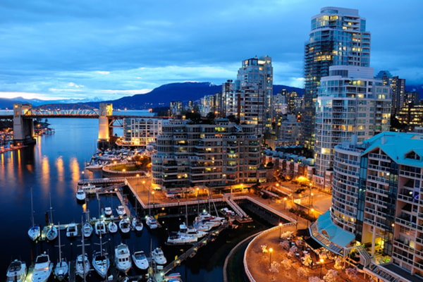 HD wallpaper: Vancouver Marina and City Skyline, British Columbia,  Architecture | Wallpaper Flare