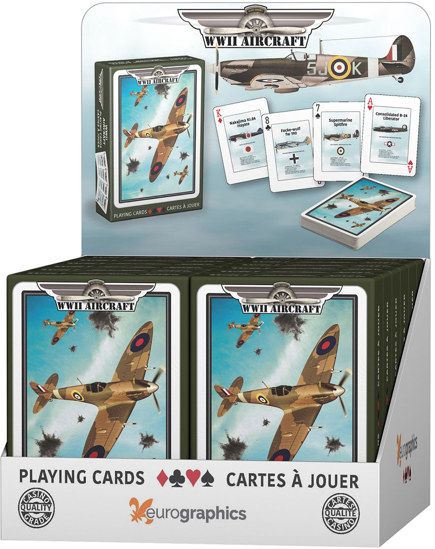 WWII Aircraft (12 decks in a PDQ display) at Eurographics