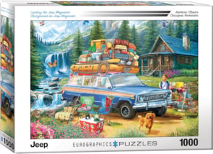 Eurographics - Puzzle, Classiques Américains, Camion de fermier de Jeep,  1000 mcx, Fr