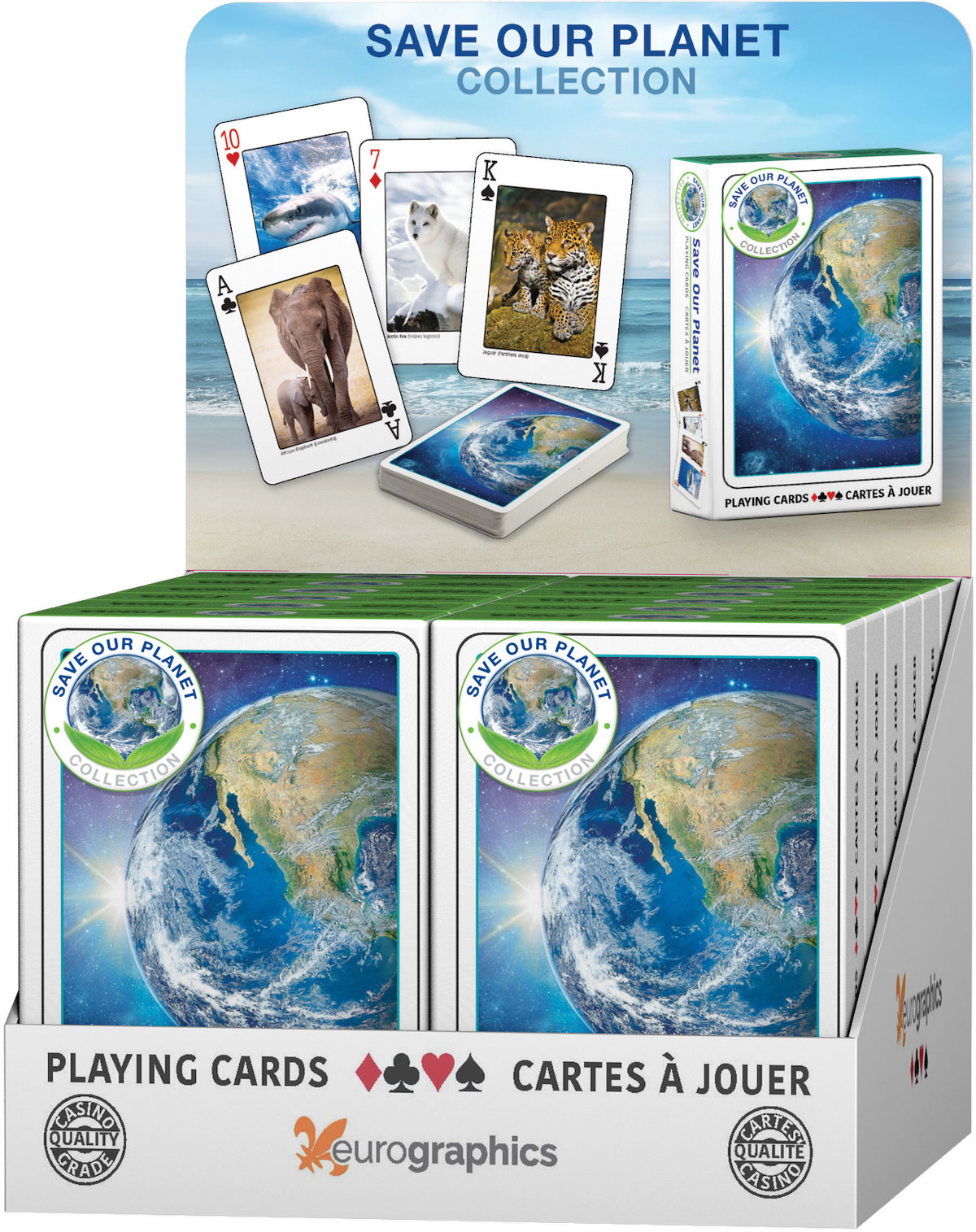 Save Our Planet (12 decks in a PDQ display) at Eurographics