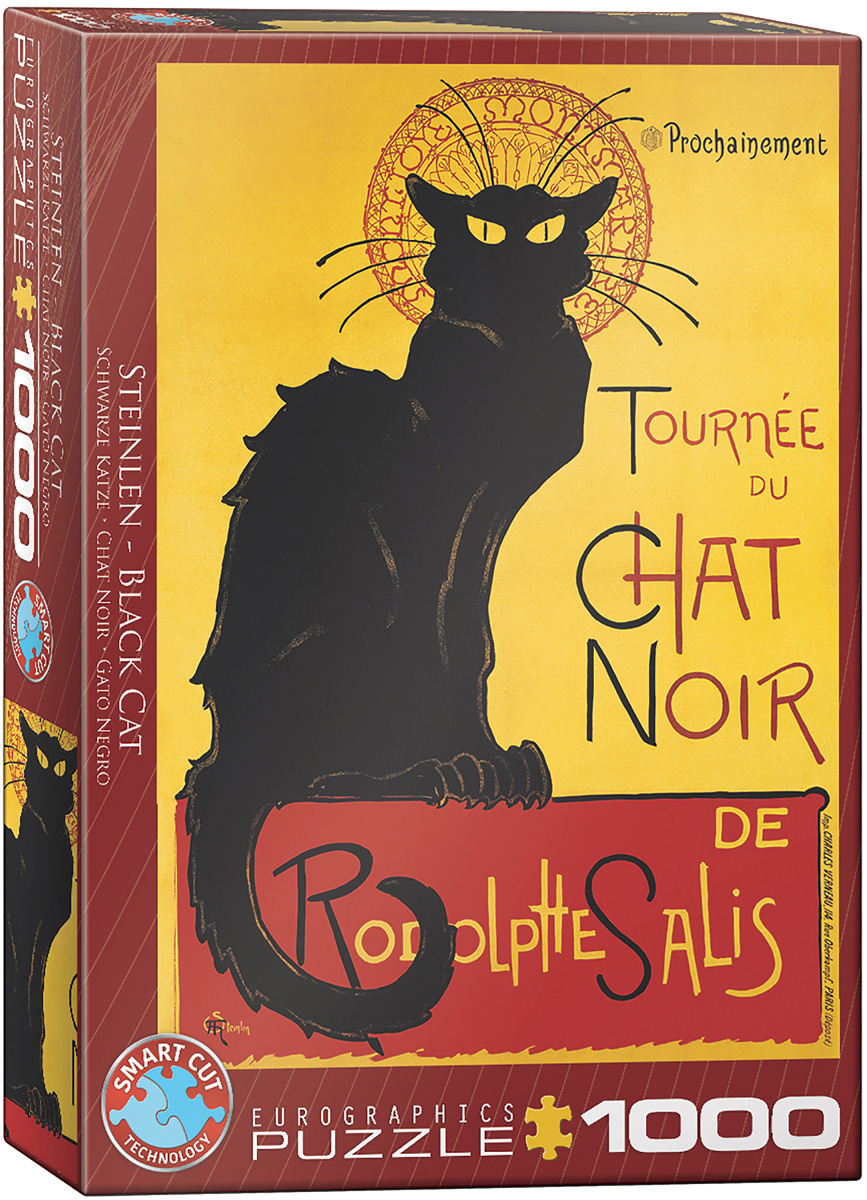Tournee du Chat Noir Rodolphe Salis, Jigsaw Puzzle by Theophile