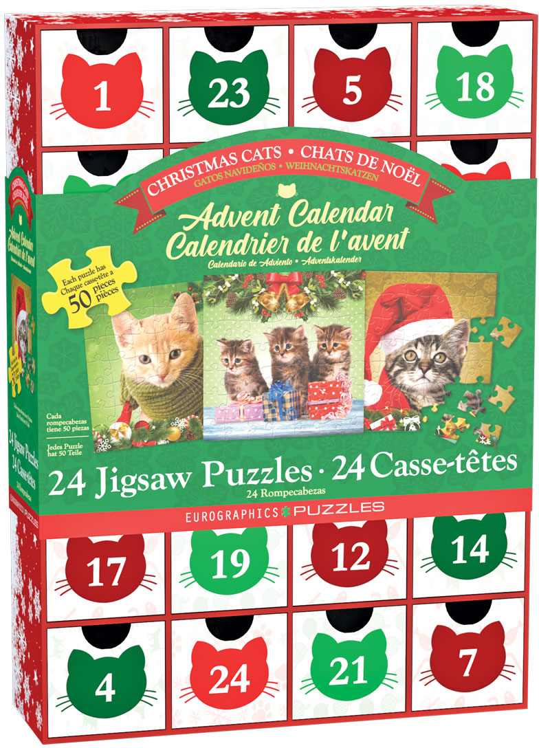 Calendrier De L'Avent Casse-tête 2025 - 24 Puzzles En Bois Et Métal Pour Enfants Et Adultes - Cadeau De Noël