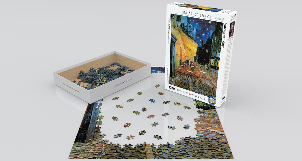 The Cafe Terrace at Night Jigsaw Puzzle by Van Gogh