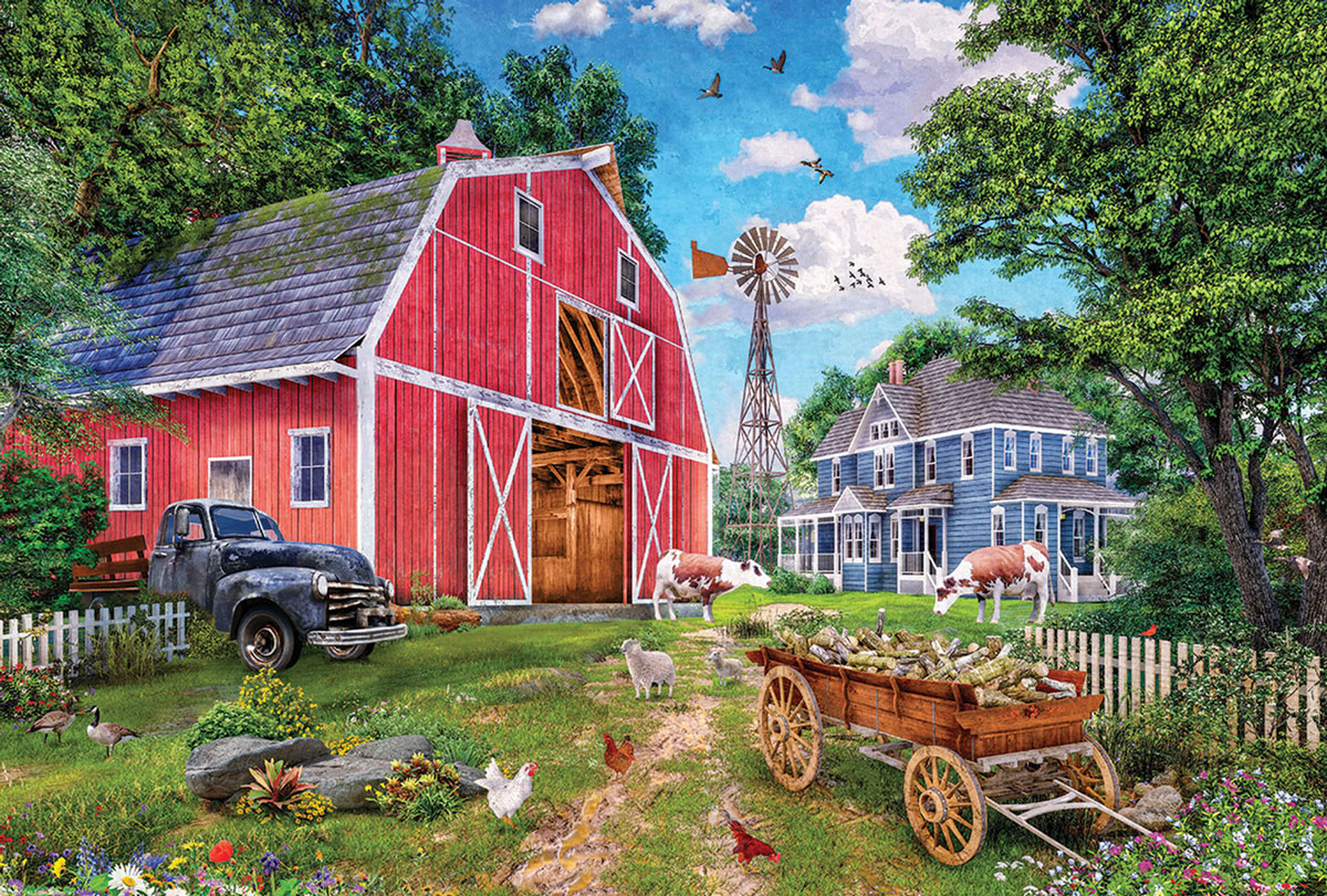 Family Barn Tin with puzzles at Eurographics
