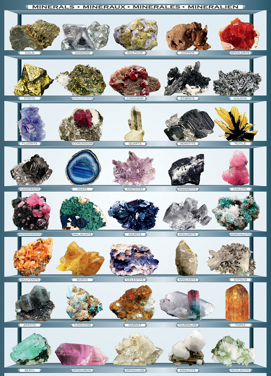Minerals of the World, Jigsaw Puzzle at Eurographics