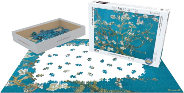 Almond Branches in Bloom, San Remy, detail, Jigsaw Puzzle by Vincent Van  Gogh at Eurographics