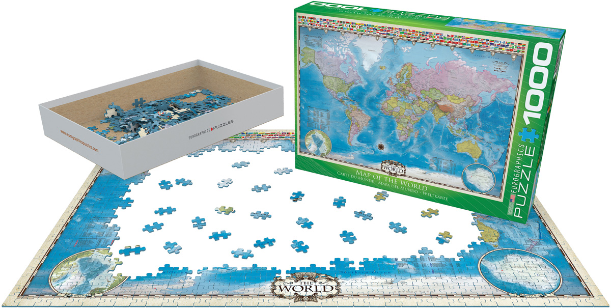 Puzzle EuroGraphics 1000 Pezzi - Railway Adventure, 48x68cm, Multicolore