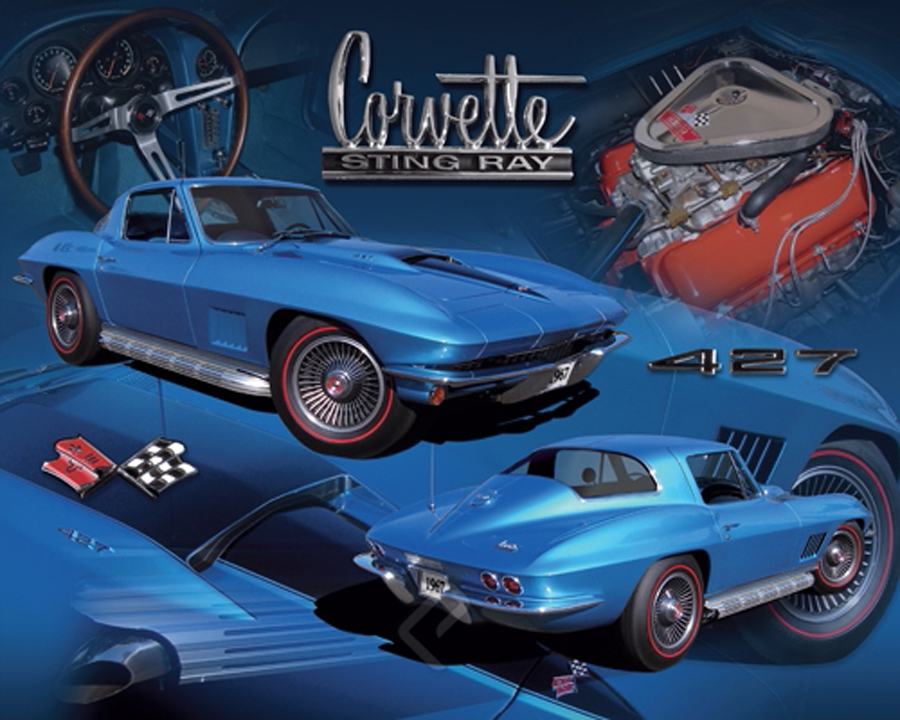 1967 Corvette, Canvas by David G.