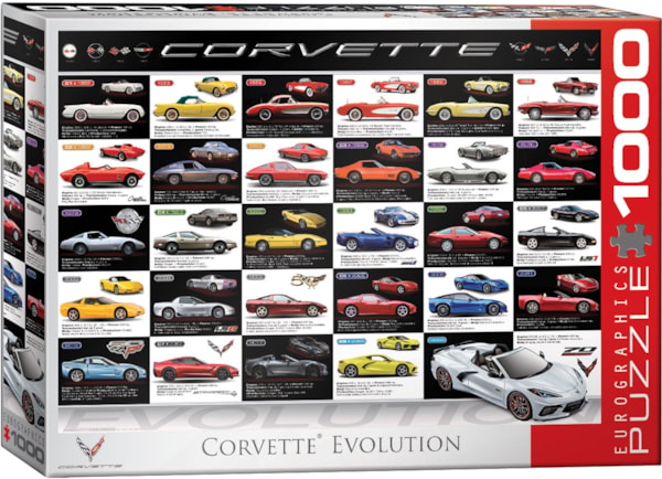 Corvette Evolution Jigsaw Puzzles at Eurographics