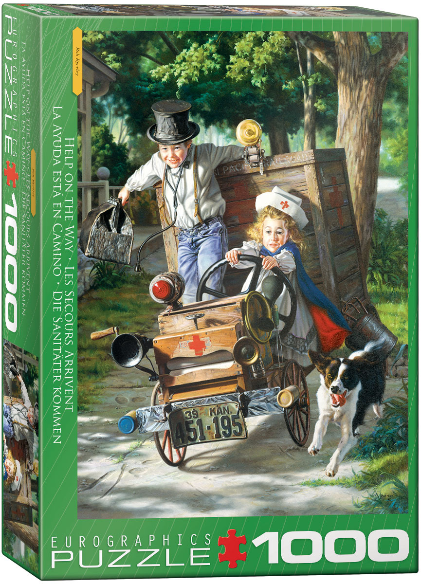 A colorful scene evokes childhood memories, imagination, and adventure, with a sense of setting off somewhere.
