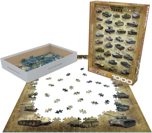 Tanks of WWII, Jigsaw Puzzle at Eurographics