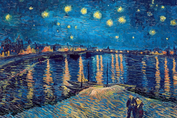 The Starry Night Over The Rhone Puzzle at Eurographics