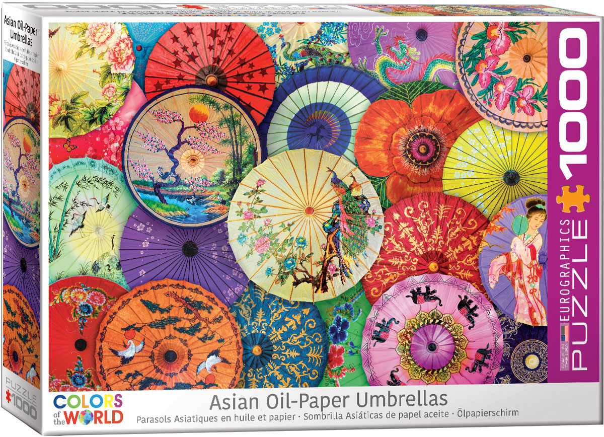 Asian Oil-Paper Umbrellas Jigsaw Puzzle at Eurographics