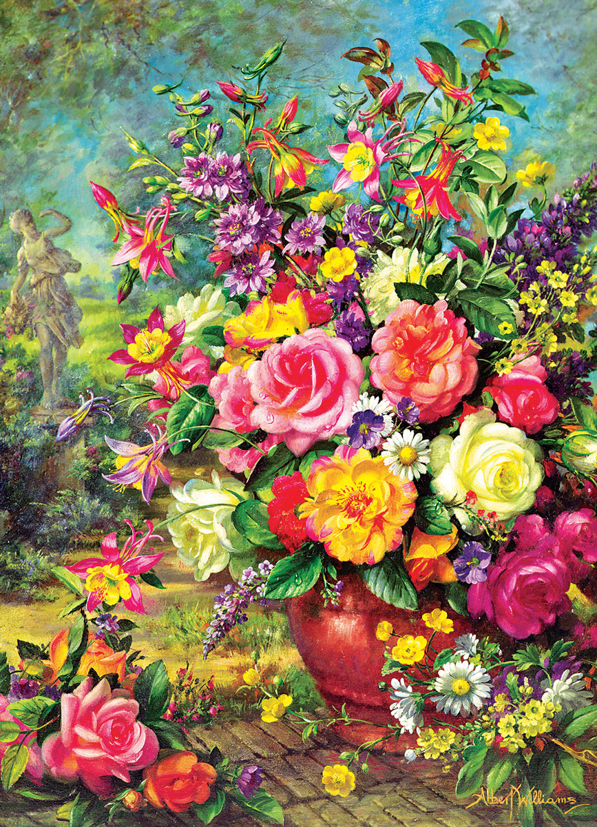 Flowers Bouquet, colorful Puzzles at Eurographics