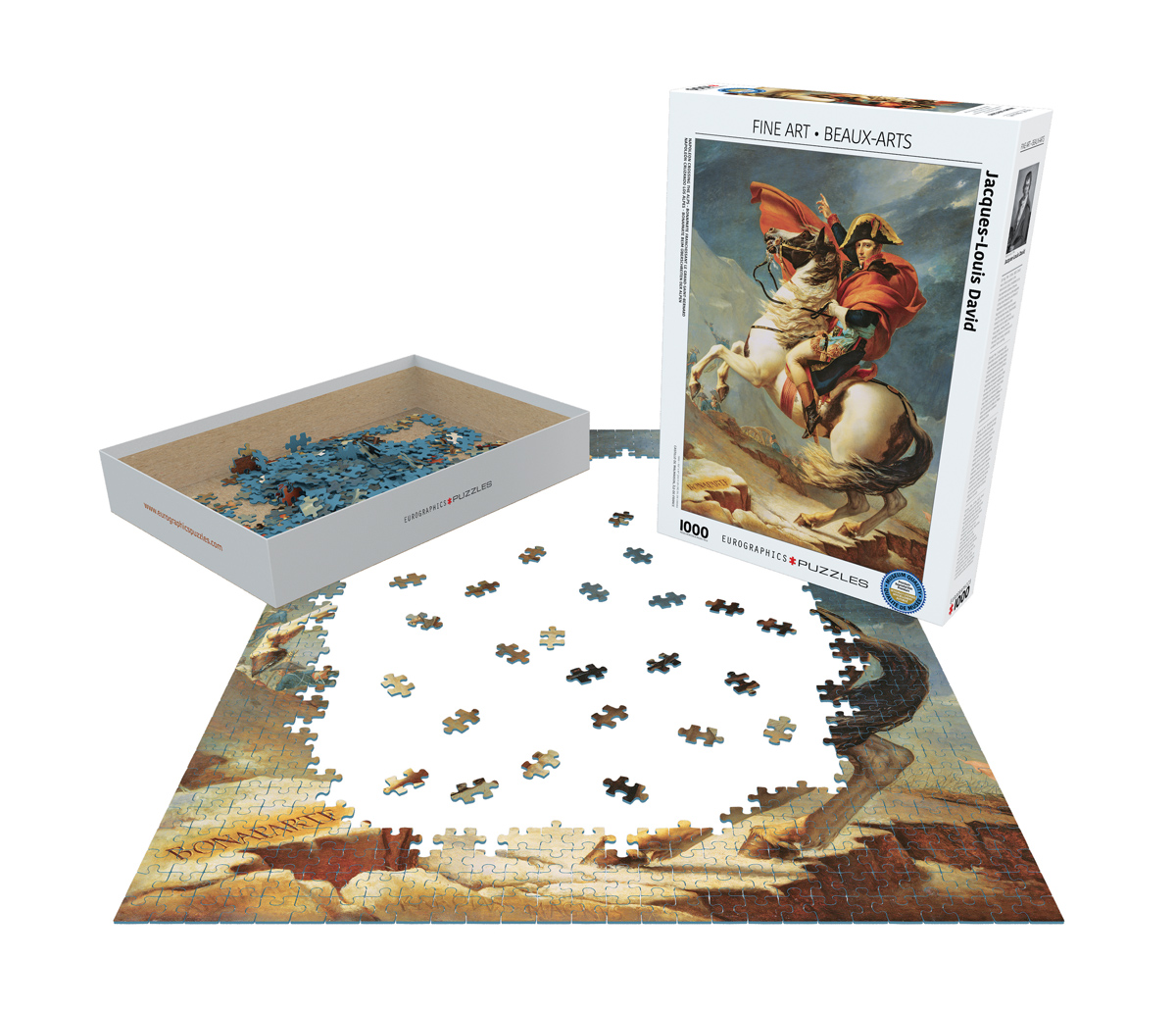 Napoleon Crossing the Alps, Jigsaw Puzzle at Eurographics