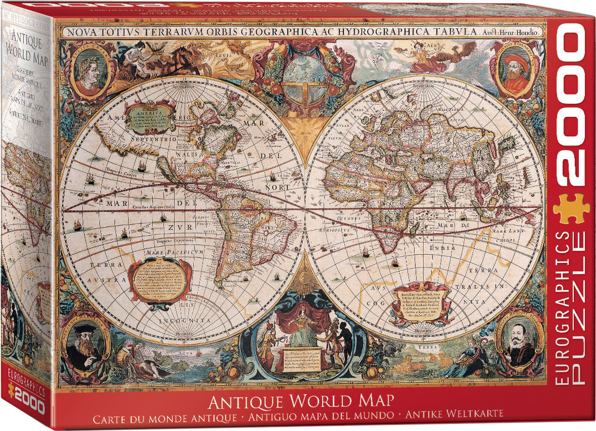 Antique World Map Jigsaw Puzzzle at Eurographics