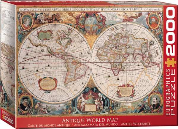 Antique World Map Jigsaw Puzzzle at Eurographics