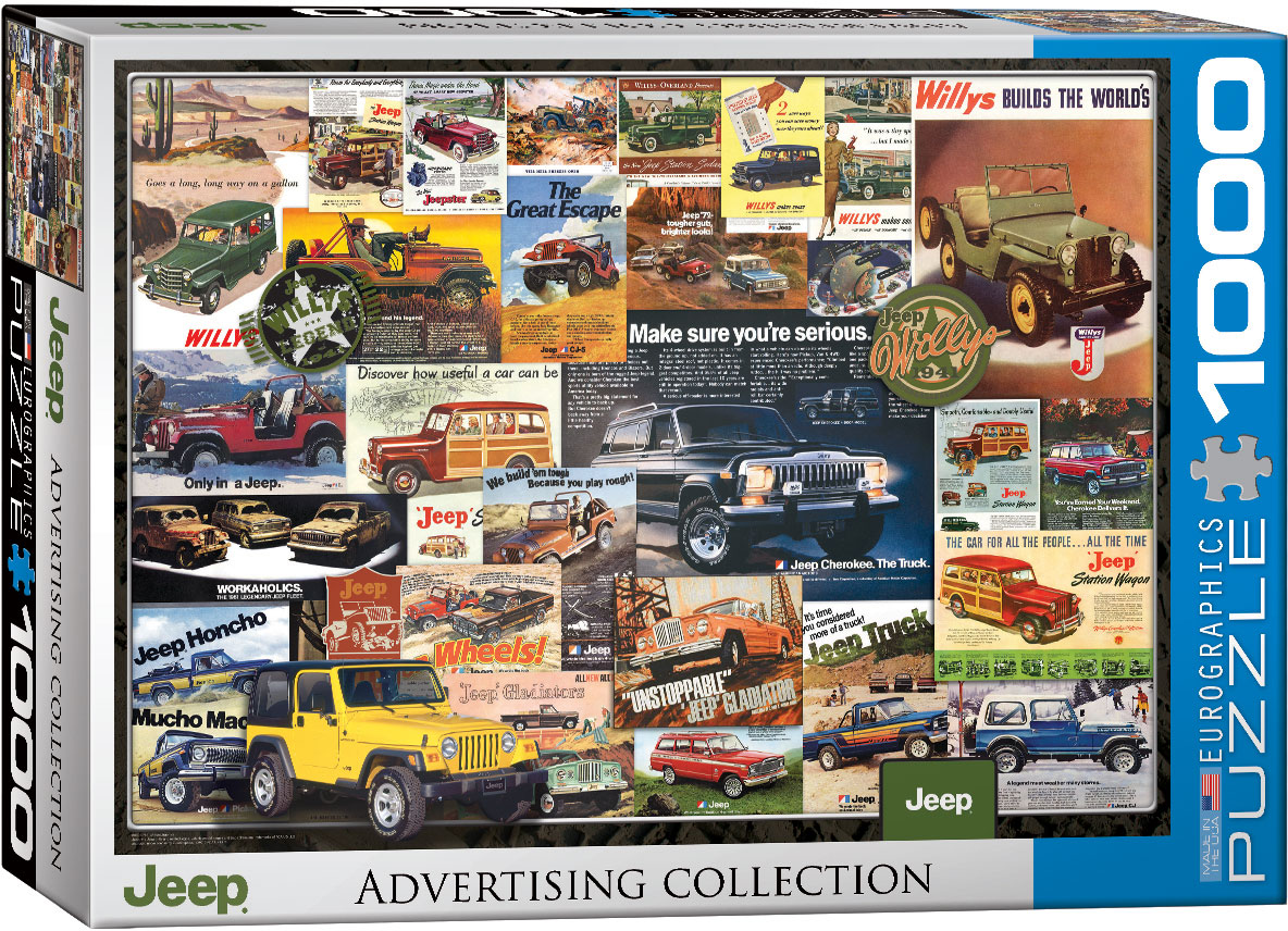 Jeep Advertising Collection Jigsaw Puzzle