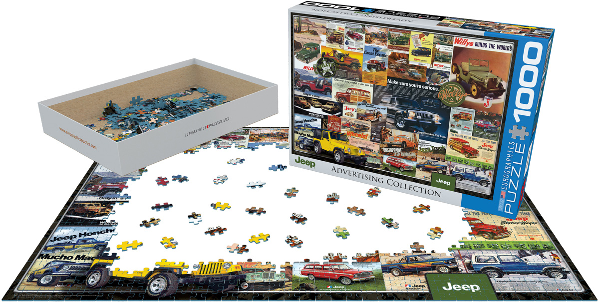 Jeep Advertising Collection Jigsaw Puzzle