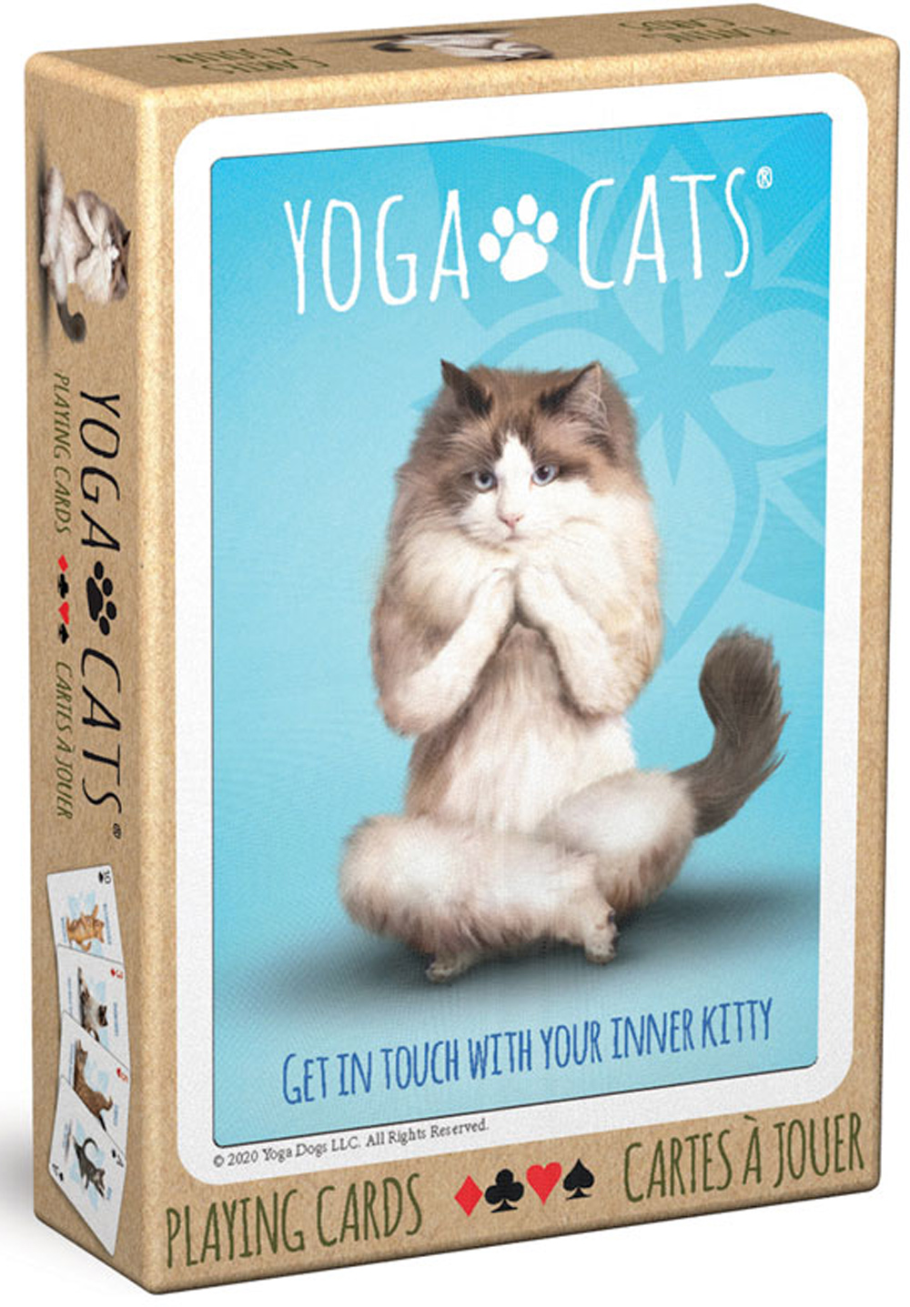 Cute Yoga Cat Just Breathe - Beautiful yoga cat - Gift for yoga