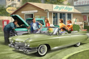 EuroGraphics The Red Pony by Nestor Taylor 1000-Piece Puzzle White : EuroGraphics The Red Pony by Nestor Taylor