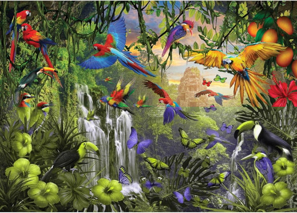 Tropical Bird Paradise Puzzle at Eurographics