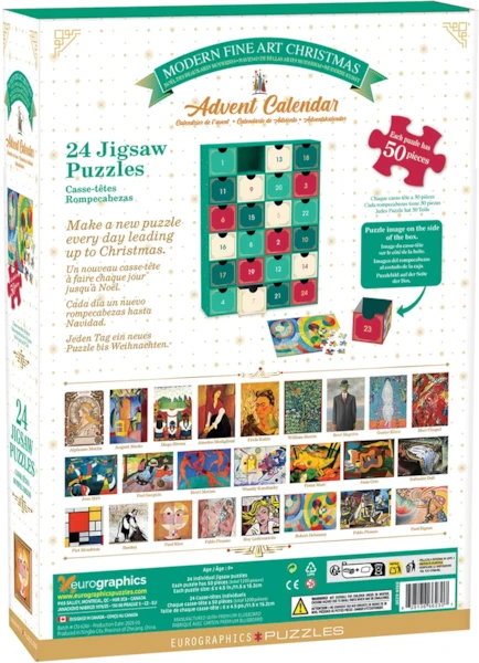 Modern Fine Art Advent Calendar puzzle at Eurographics